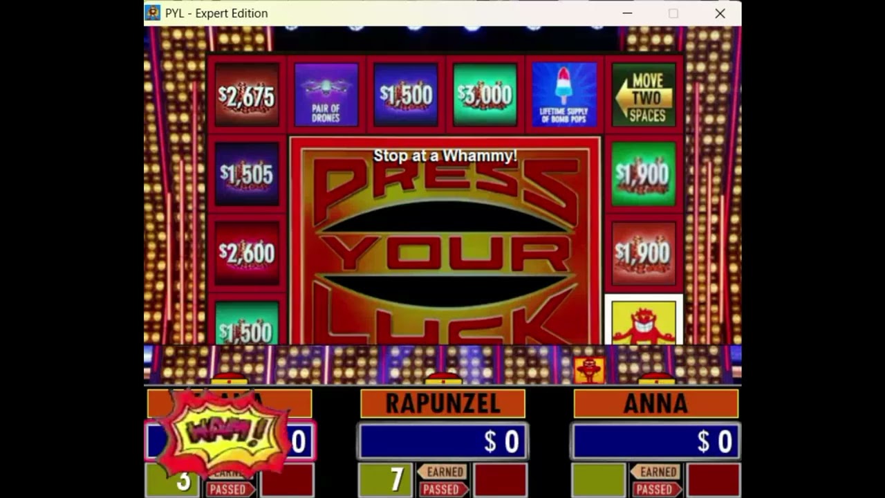 Press your Luck Tiana VS Rapunzel VS Anna Part 1