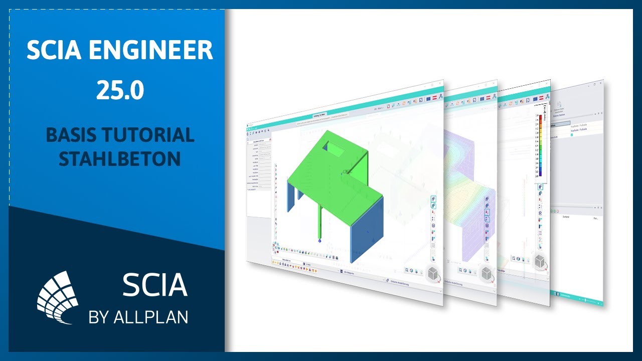 SCIA Engineer 25.0: Basis Tutorial Stahlbeton
