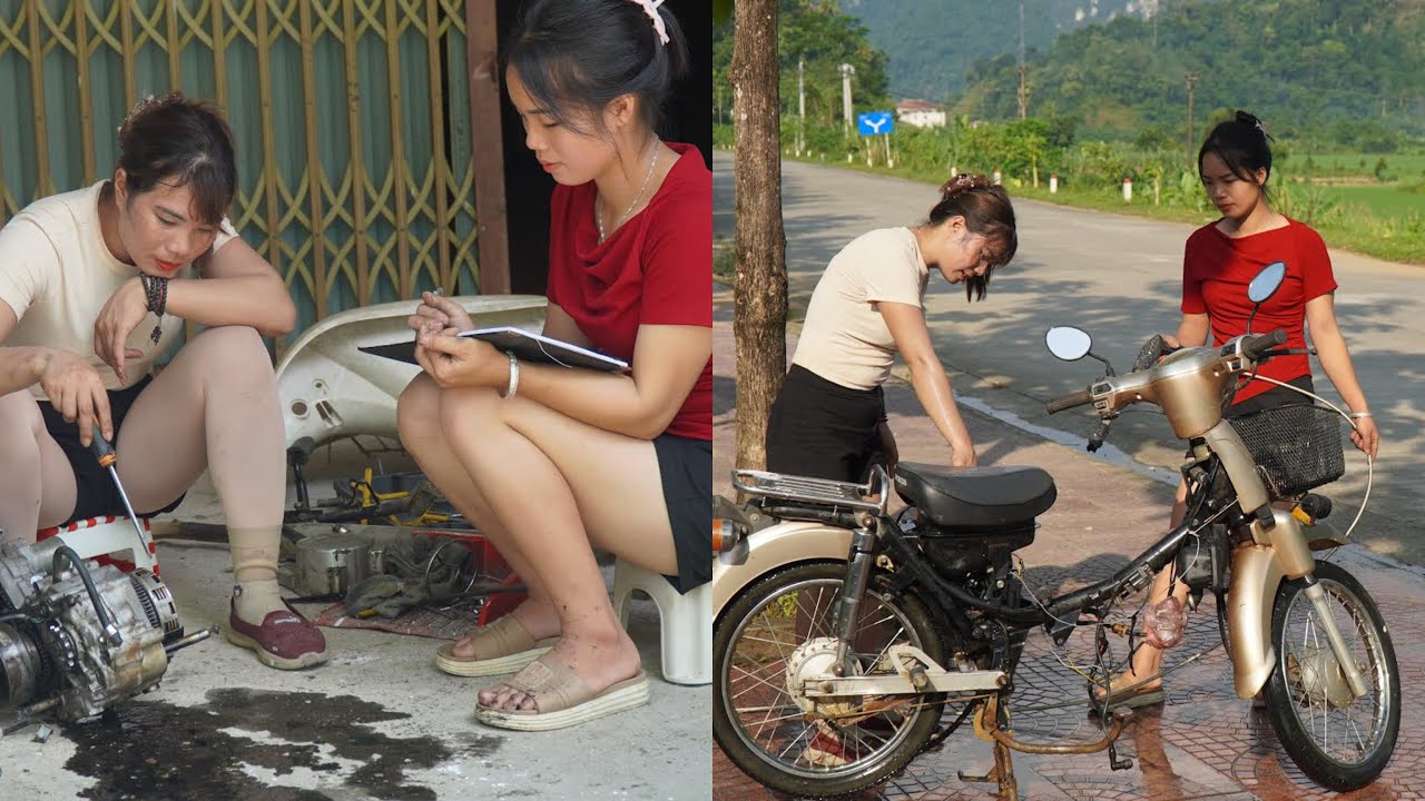 Is this the best way to teach motorcycle repair? What did the little girl do with her beloved bike?
