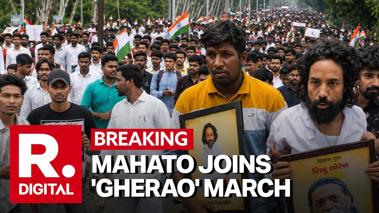 Ranchi Protest In Full Throttle As Devendra Nath Mahto Joins 'Vidhan Sabha Gherao' | Jharkhand