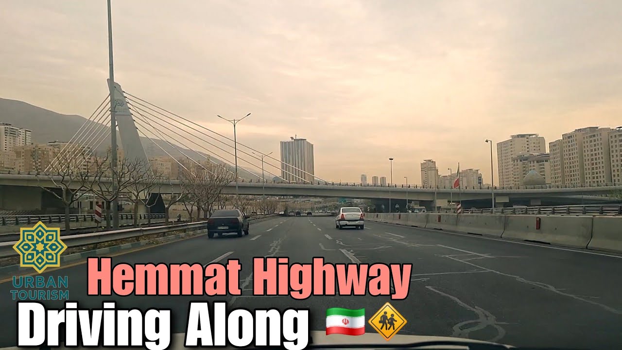 Driving on Hemmat Highway | Relaxing Day Drive in Tehran 🇮🇷
