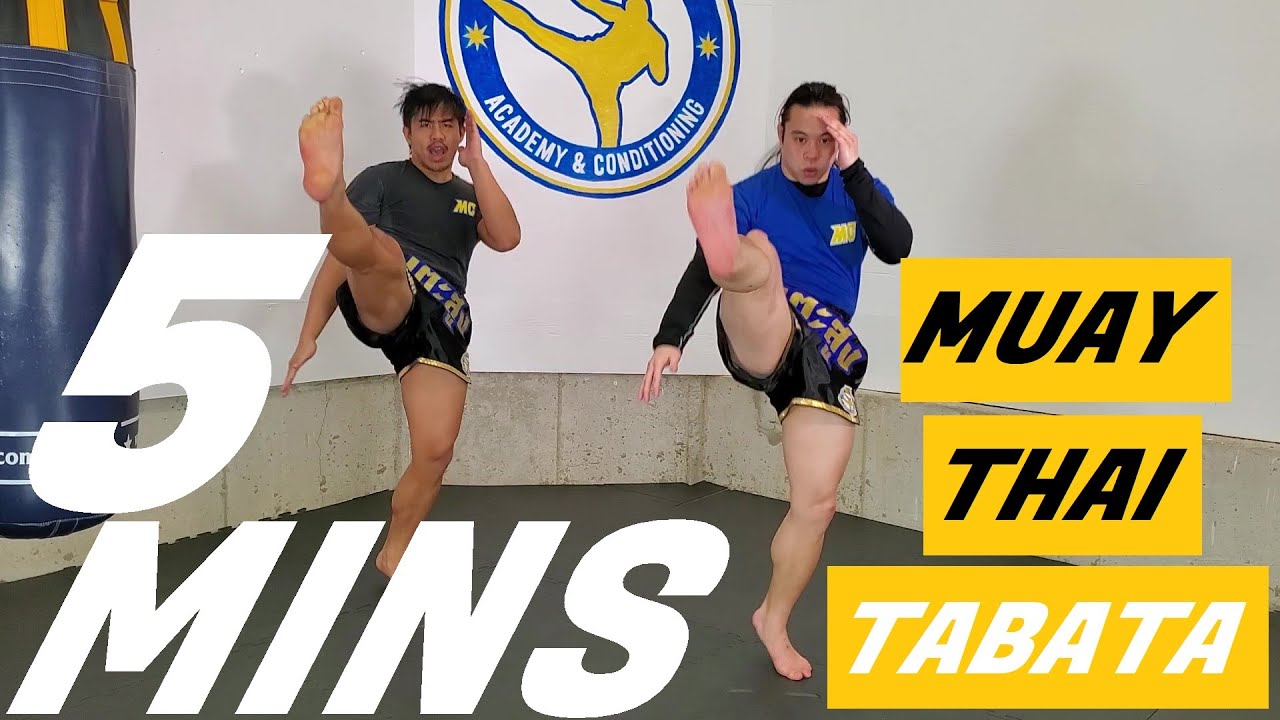 5 MIN TABATA Partner Workout |  Muay Thai Conditioning | MC Athletics