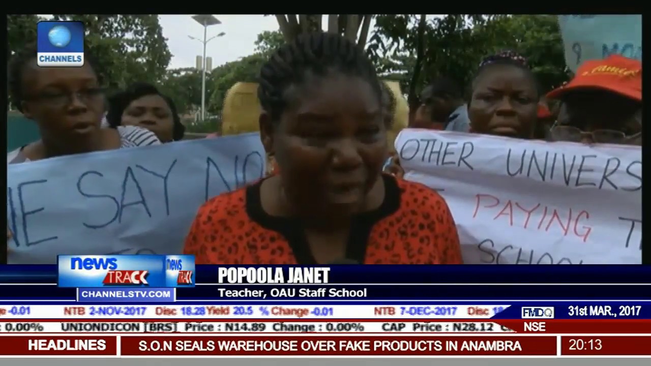 OAU Staff School Teachers Embark On Indefinite Strike