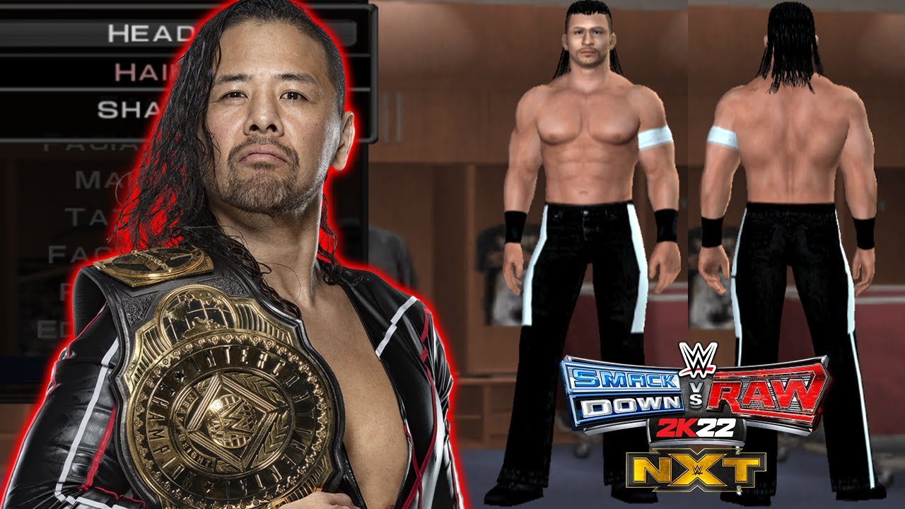 King Nakamura INT Champion CAW | How to create a wrestler PS2 Svr2011 CAW Formula