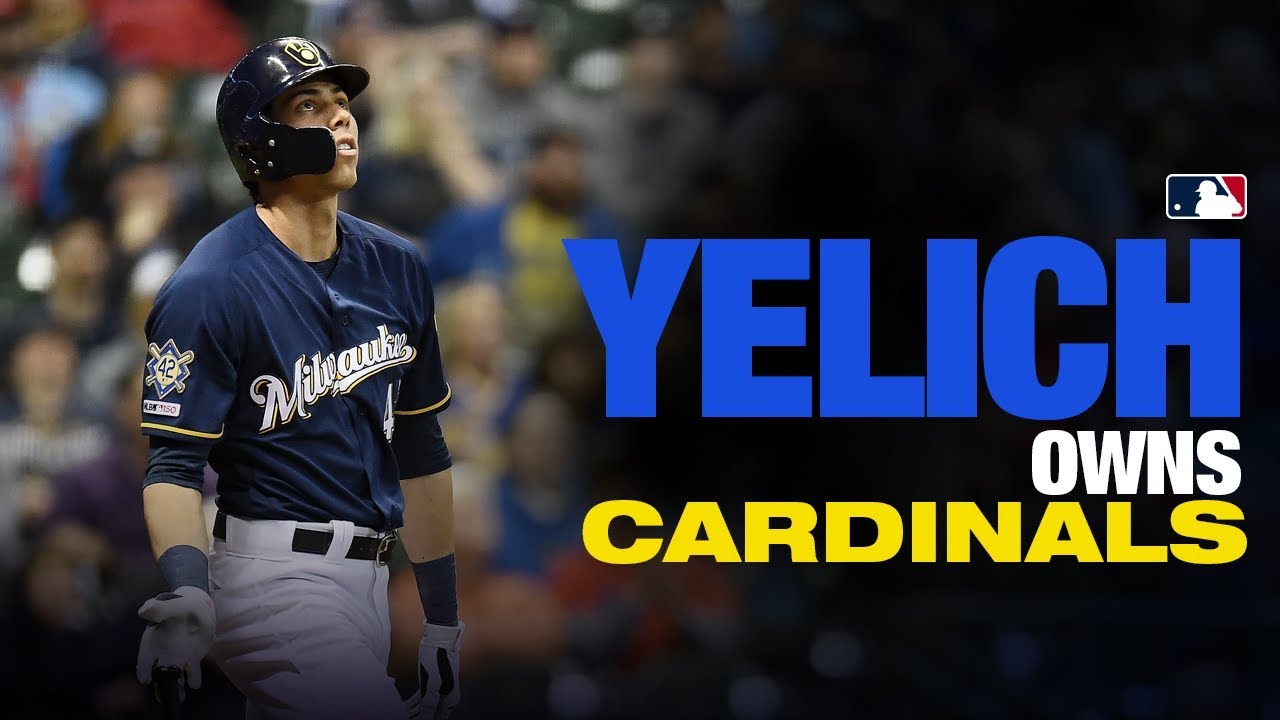 Christian Yelich OWNS the Cardinals so far in 2019