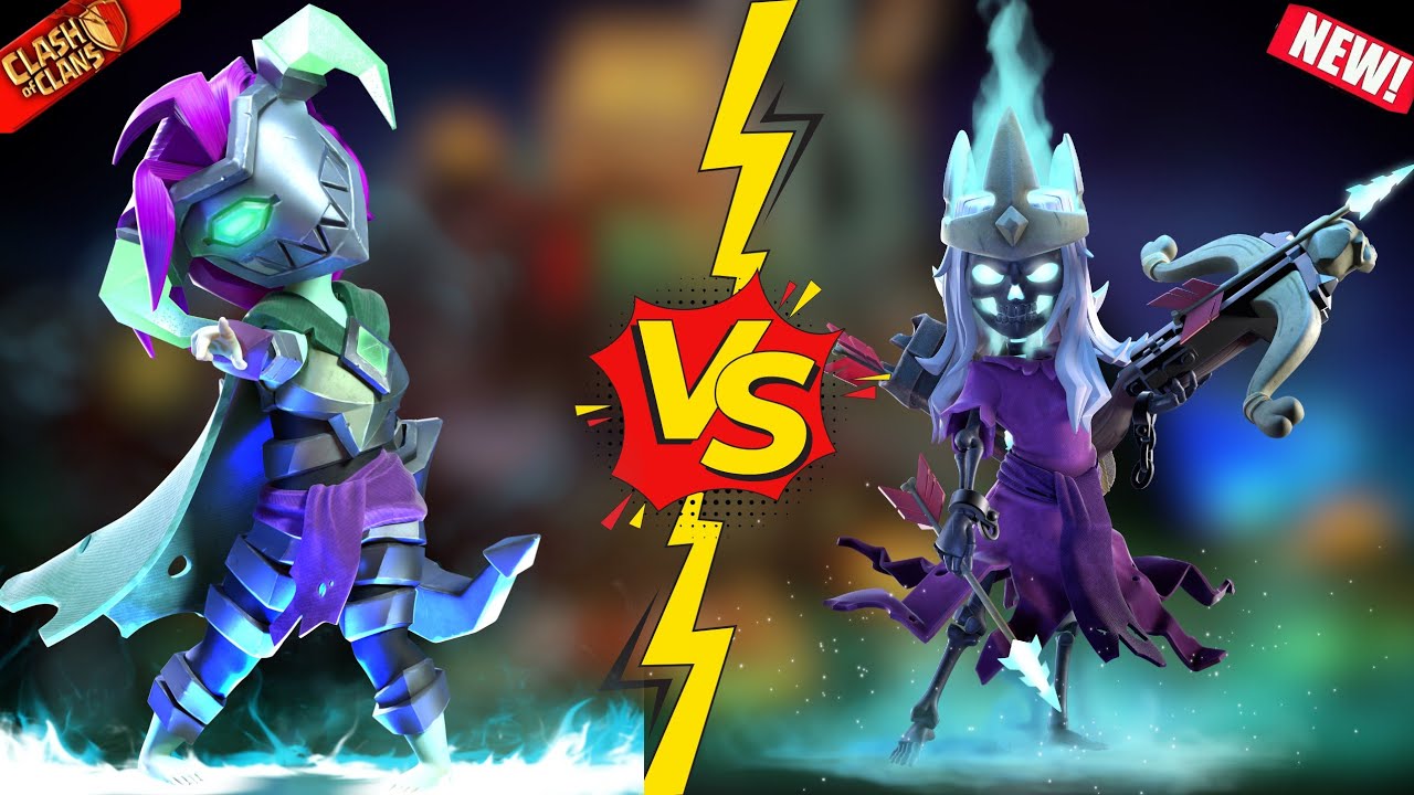 Dark Minion Queen vs Ghost Queen | Side by Side Comparison | Clash of Clans | Clashflict