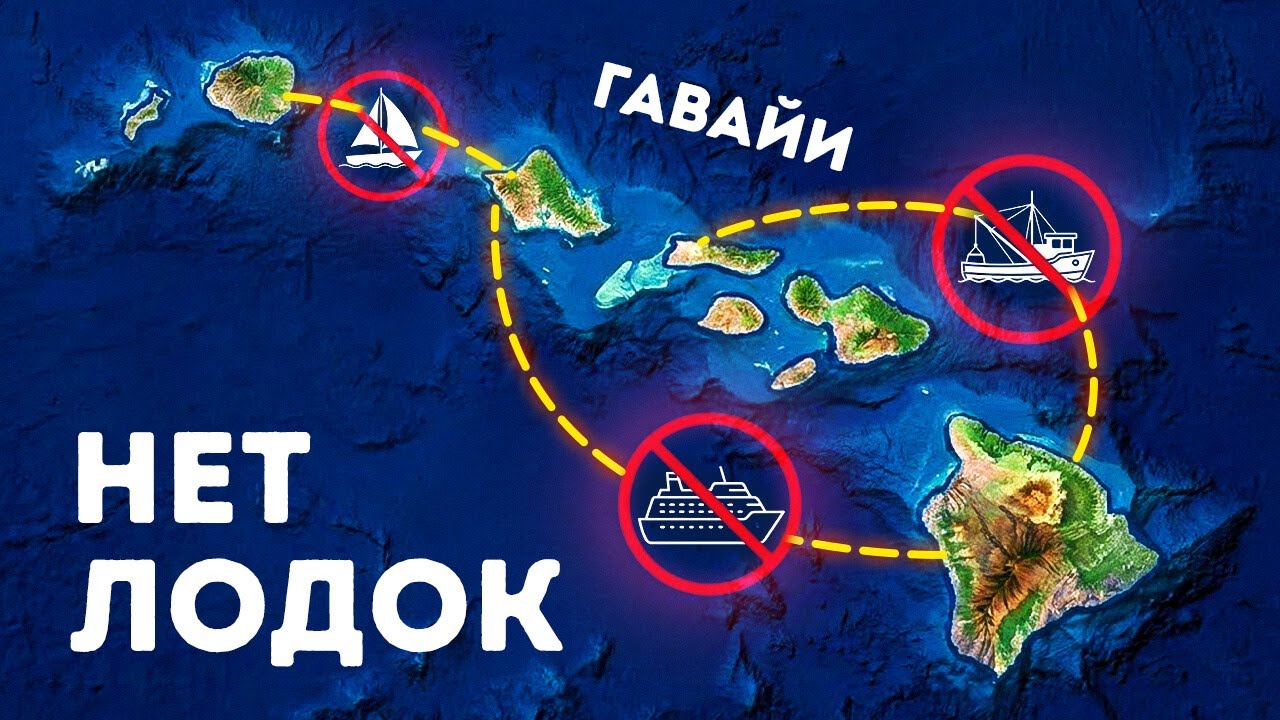 Почему перелёт – единственный способ передвижения между Гавайскими островами