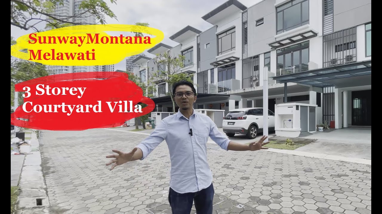 RM2.3 Mil House Tour 2.5 Storey End Lot Courtyard Villa Sunway Montana Melawati