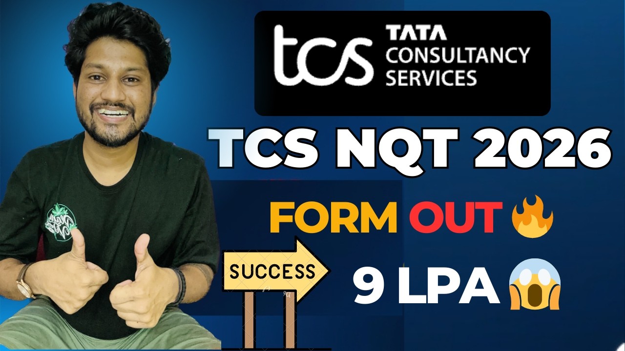 TCS NQT 2026 Official 🔥 All India Hiring Started  Batch 24-25-26| Full Details, Salary 9 LPA 😱