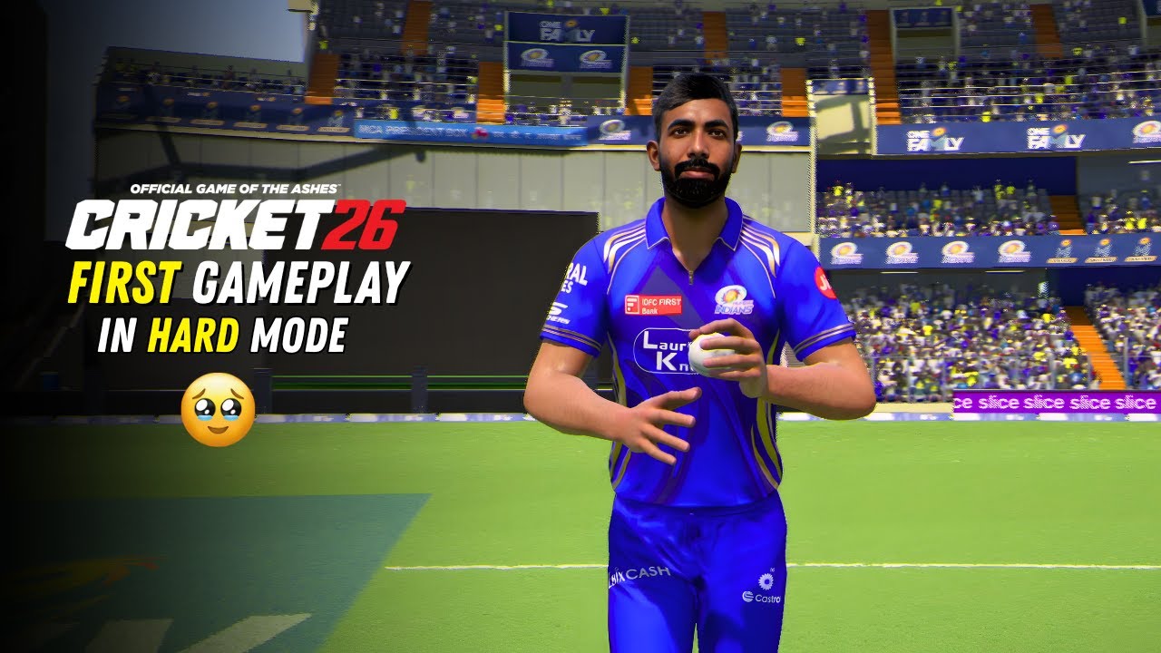 🤯🔥 FIRST Ever CRICKET 26 Match! MI vs CSK on HARD MODE | Real Gameplay After Launch | CRICKET 26