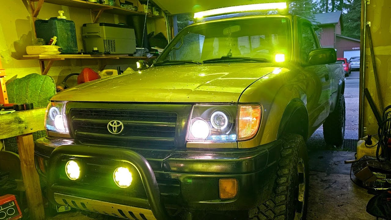 1st Gen Tacoma Ditch Lights in 30 Minutes? The Easiest Install Hack!