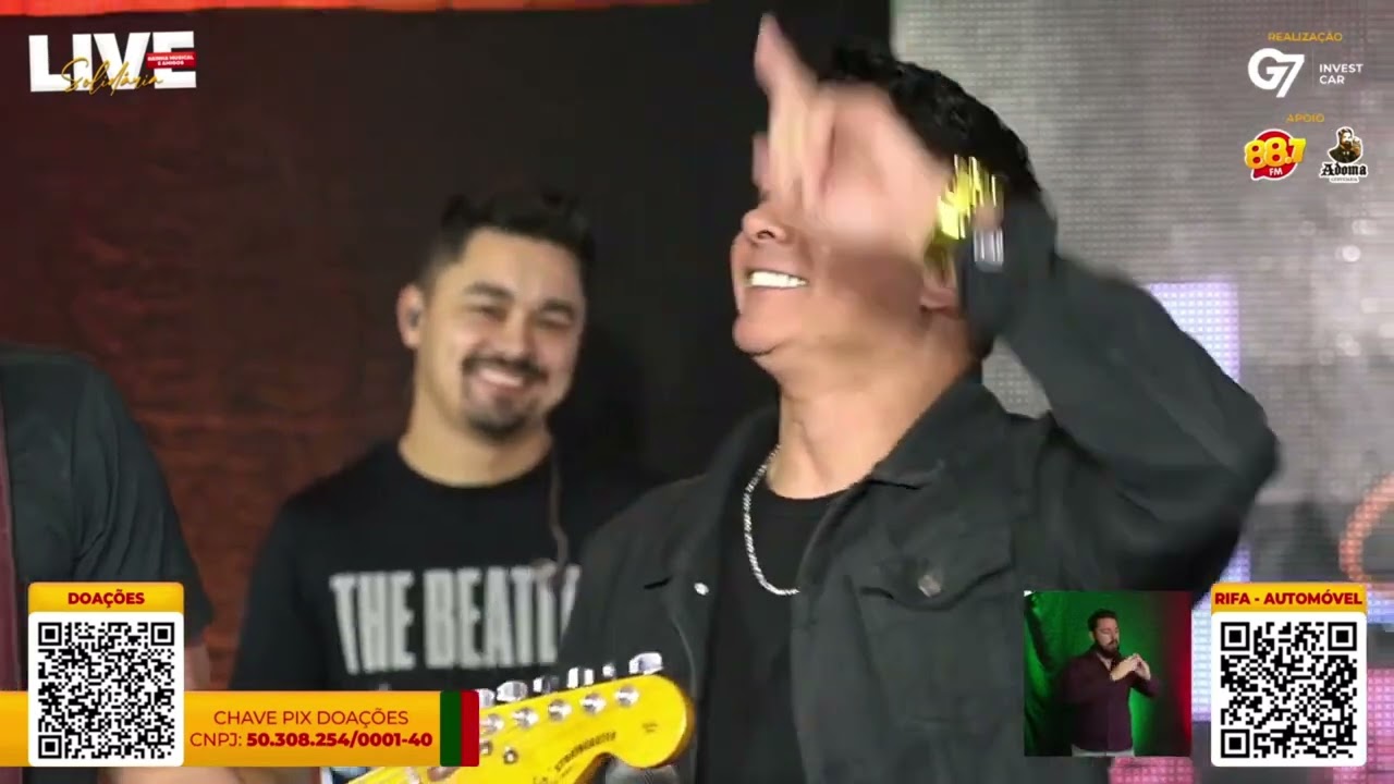 LIVE SOLIDÁRIA COM RAINHA MUSICAL