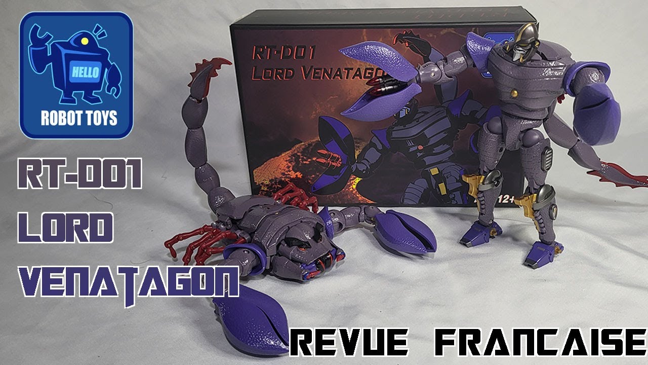 [Francais] Revue Video - Robot Toys - RT-D01 - Lord Venatagon (BW Scorponok)