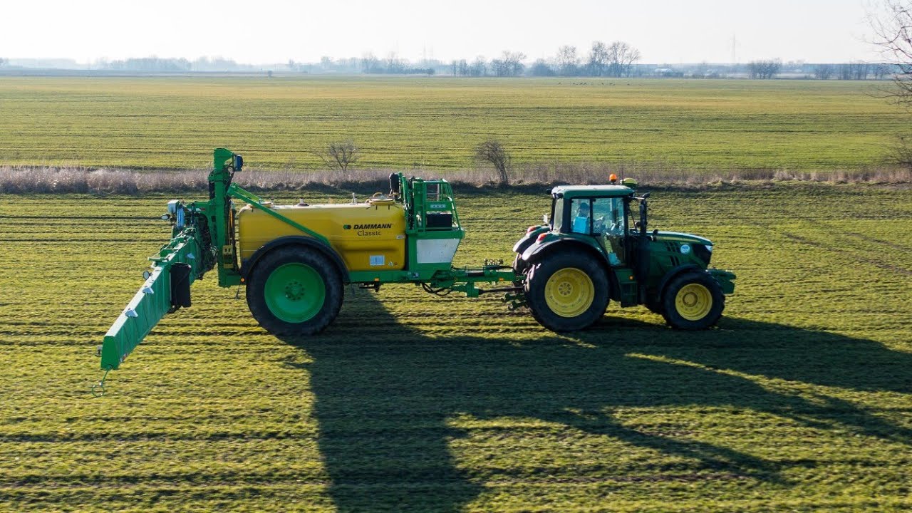 DAMMANN PROFI CLASSIC | JOHN DEERE 6120M | Folyékony műtrágya kijuttatás