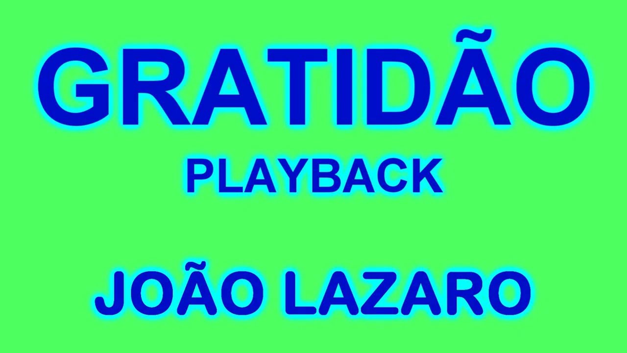 GRATIÃO PLAYBACK