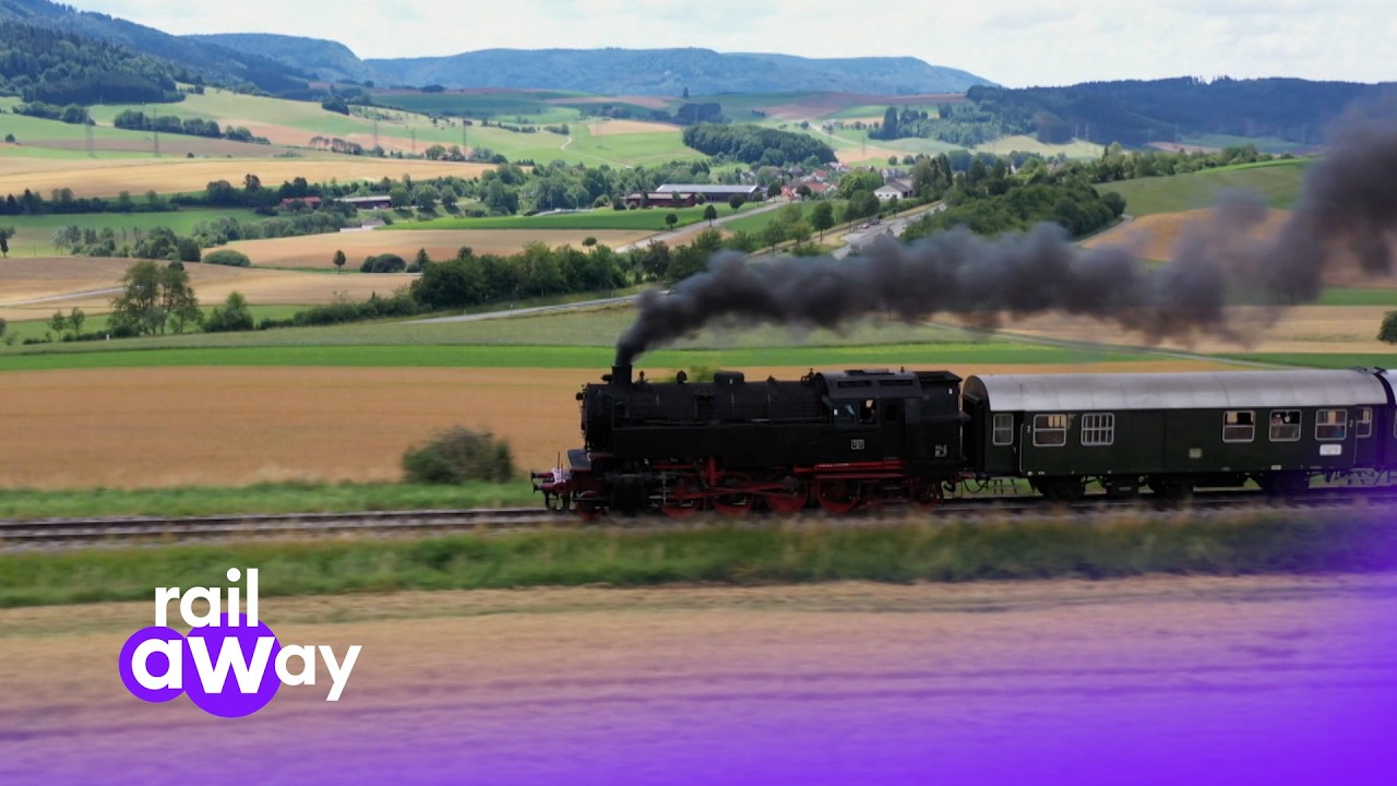 Met de stoomtrein over de Varkensstaartbaan van Weizen naar Blumberg I Rail Away 🚂