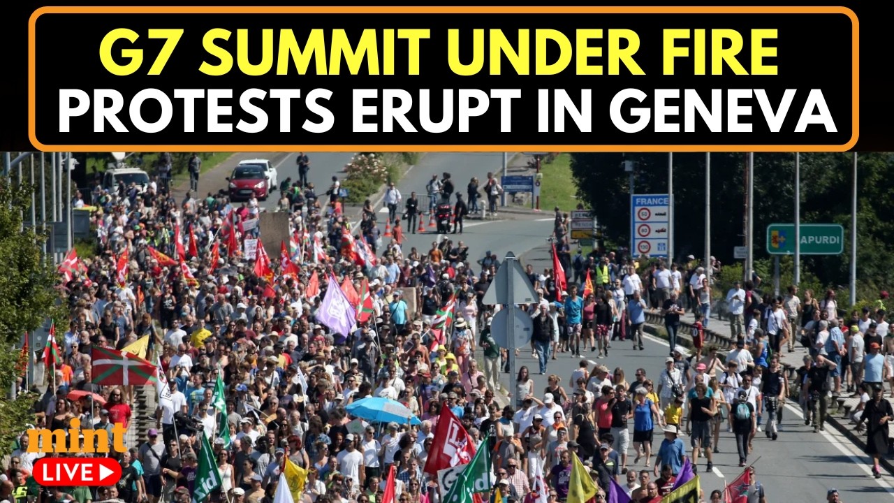 LIVE | Geneva Sees Anti-G7 Demonstrations as Activists Rally Before Summit | G7 Summit LIVE Updates