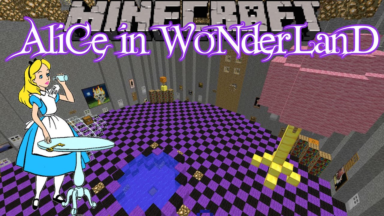 Minecraft: Alice in Wonderland (Custom Map) - Part 1