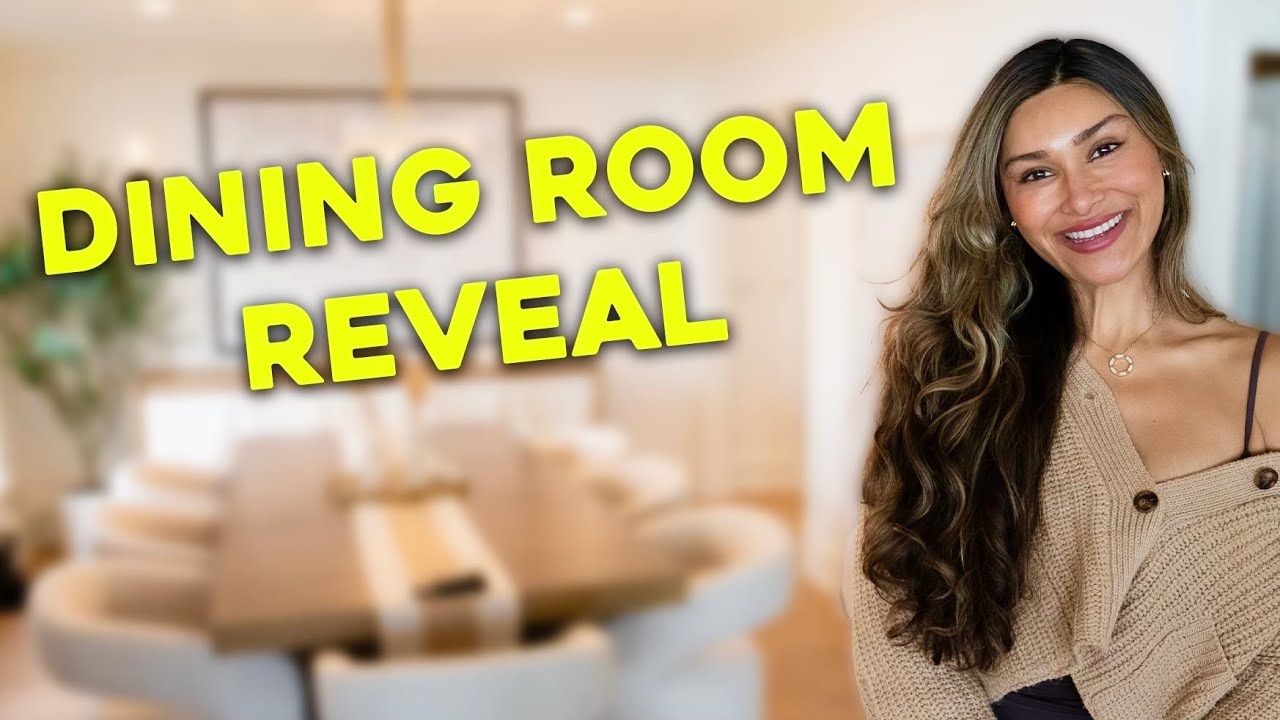 My Dining Room Reveal!!! Fully Furnished I Before and After
