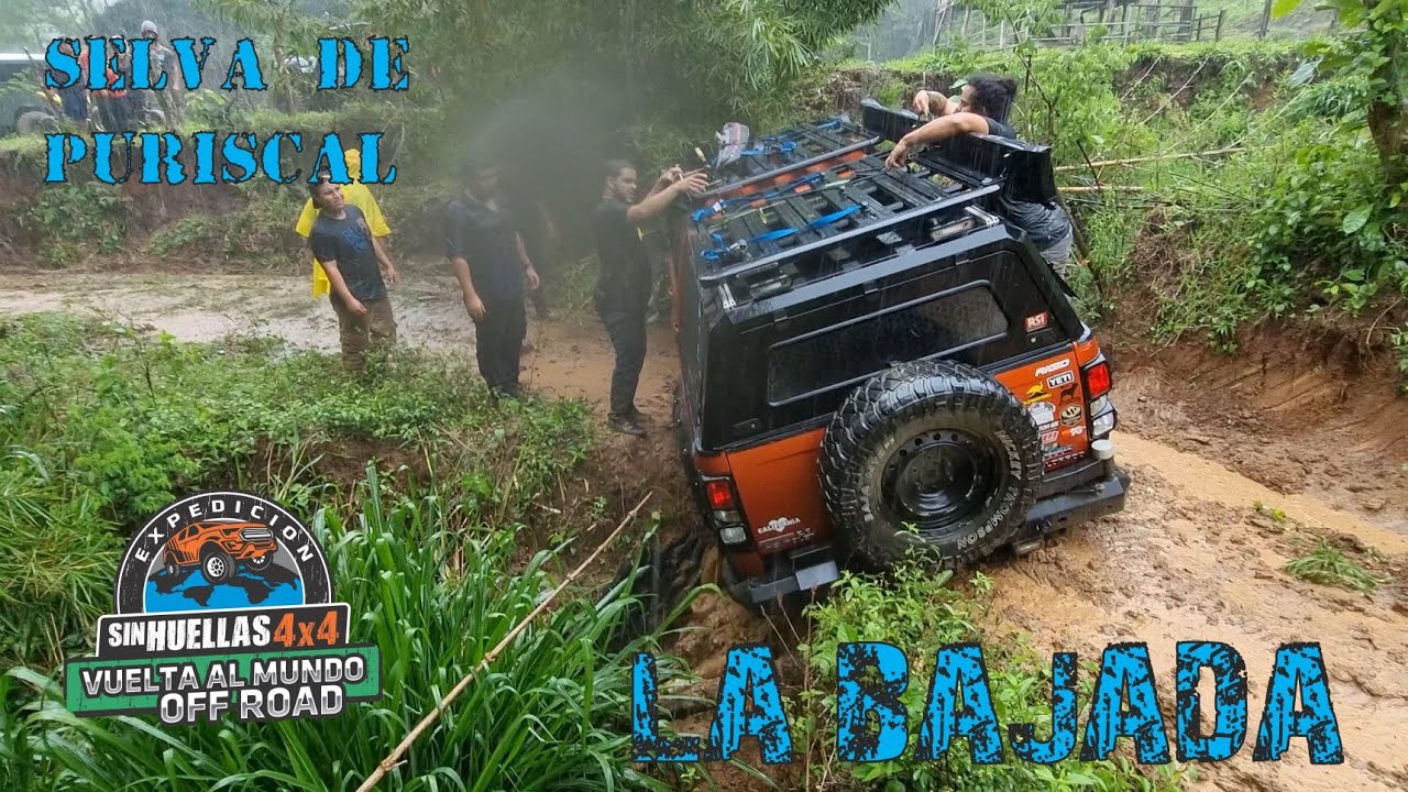 El Puriscal LA BAJADA - una odisea en la selva - Vuelta al mundo off road and overland