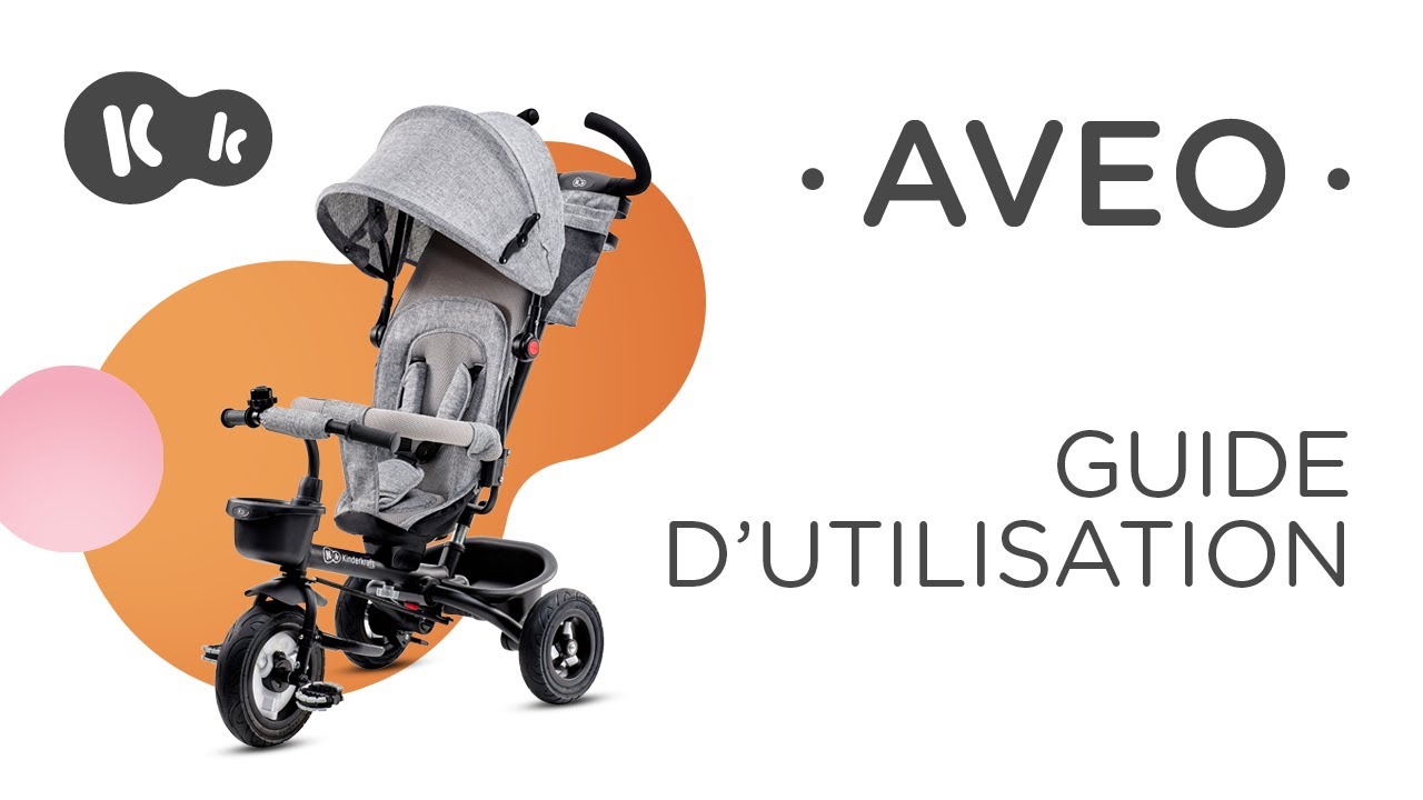 Comment assembler le tricycle avec siège pivotant AVEO Kinderkraft | Mode d’emploi