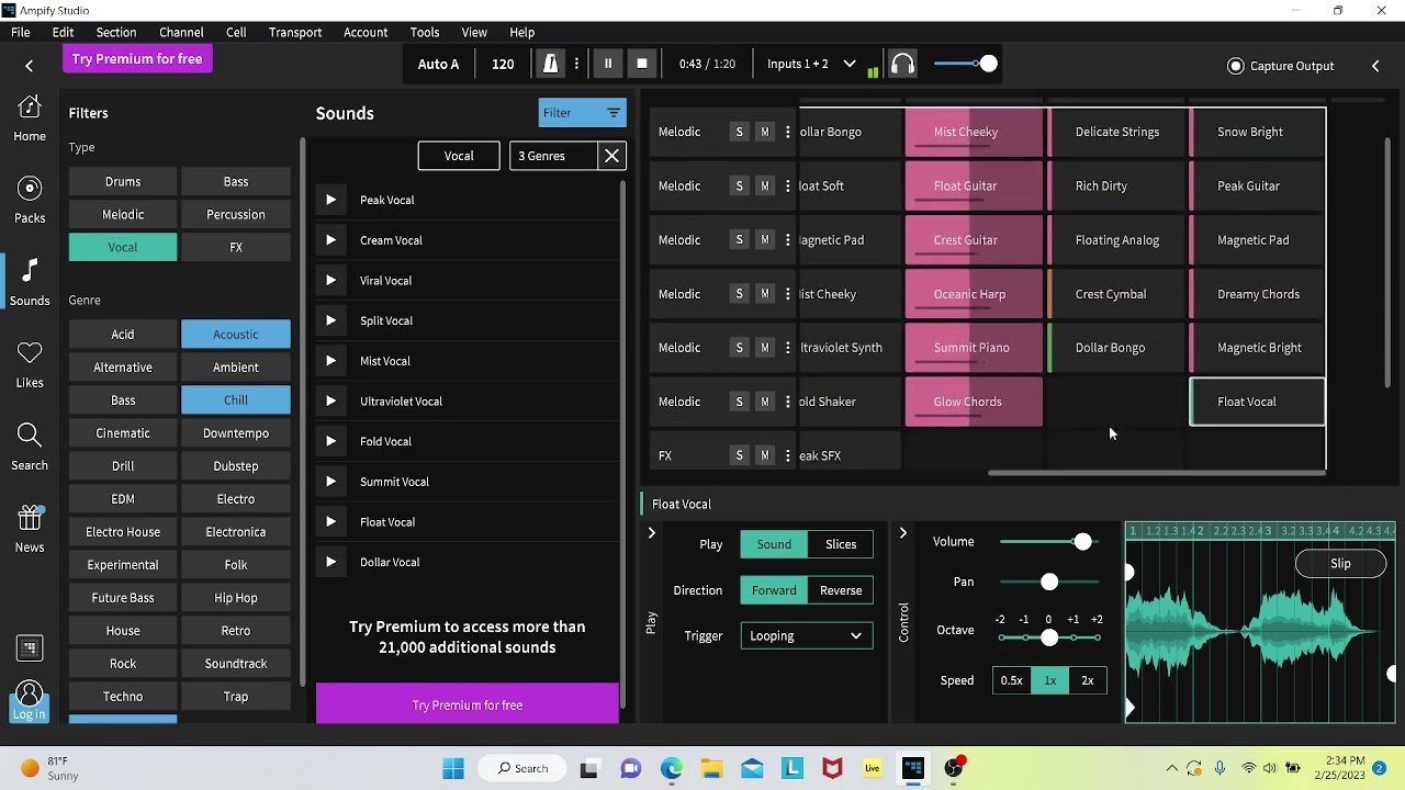My First Ampify song on Ampify studio