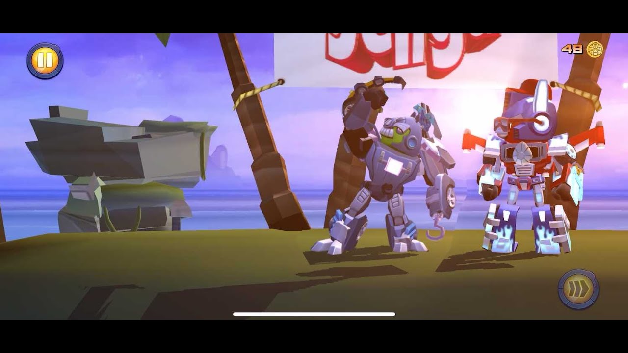 JENGA MODE - 8 Bots | 4 Great Combos - Angry Birds Transformers