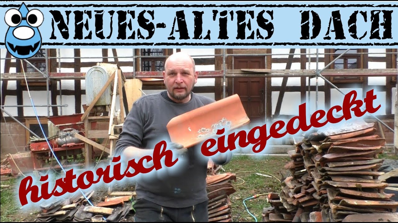 Erhalt der historischen Eindeckung an historischer Wassermühle