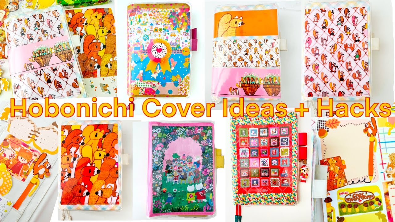 Hobonichi Journal Cover Ideas that don't cost much money or time to do!