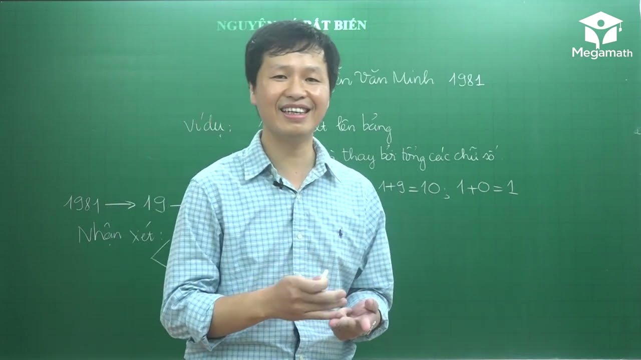 Bồi dưỡng HSG Toán 8 - Nguyên lí bất biến - Thầy Nguyễn Văn Minh