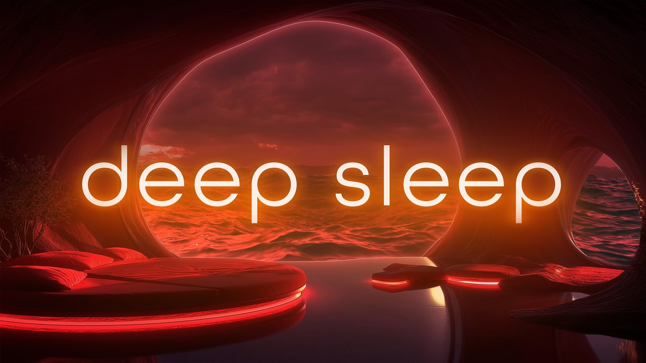 INSOMNIA RELIEF RED NOISE : Dark Ocean Swell for Deep Sleep — 8 Hours — Noxis Sleep Chamber
