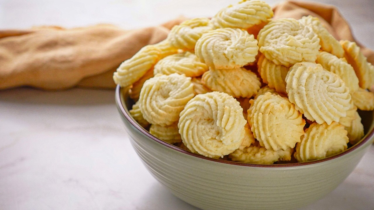 A RECEITA DE BISCOITO AMANTEIGADO MAIS FÁCIL QUE VOCÊ JÁ VIU