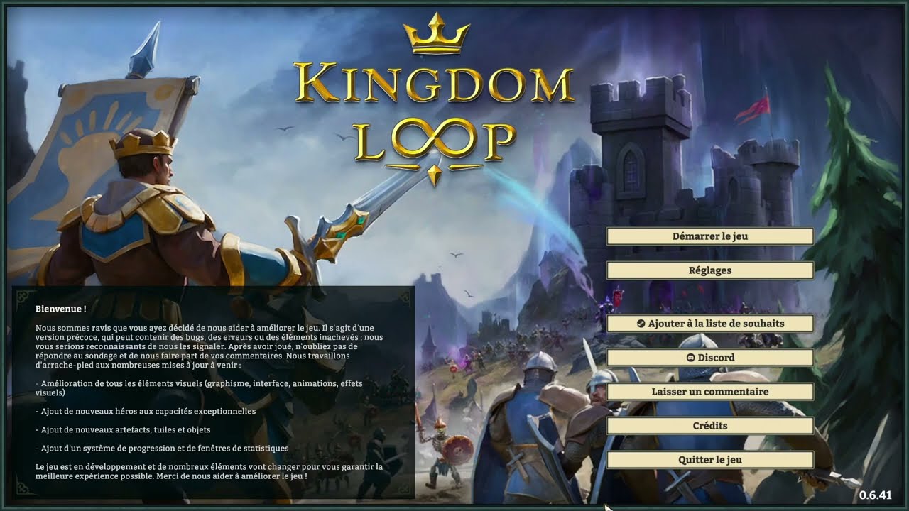 Découverte de Kingdom Loop sur PC #kingdomloop
