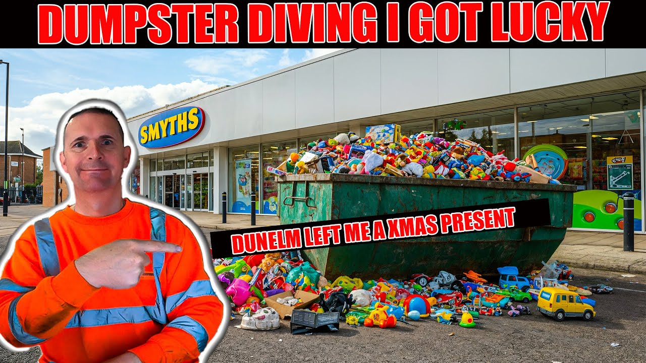🧑‍🎄🎄I GOT LUCKY DUMPSTER DIVING AT UK RETAIL PARK SKIPS 😲🎄🧑‍🎄
