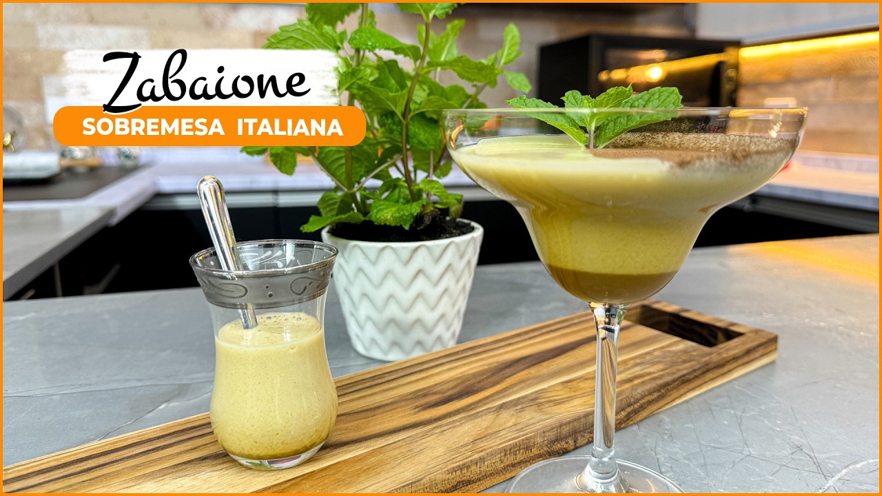 Zabaione - sobremesa italiana também conhecida como gemada