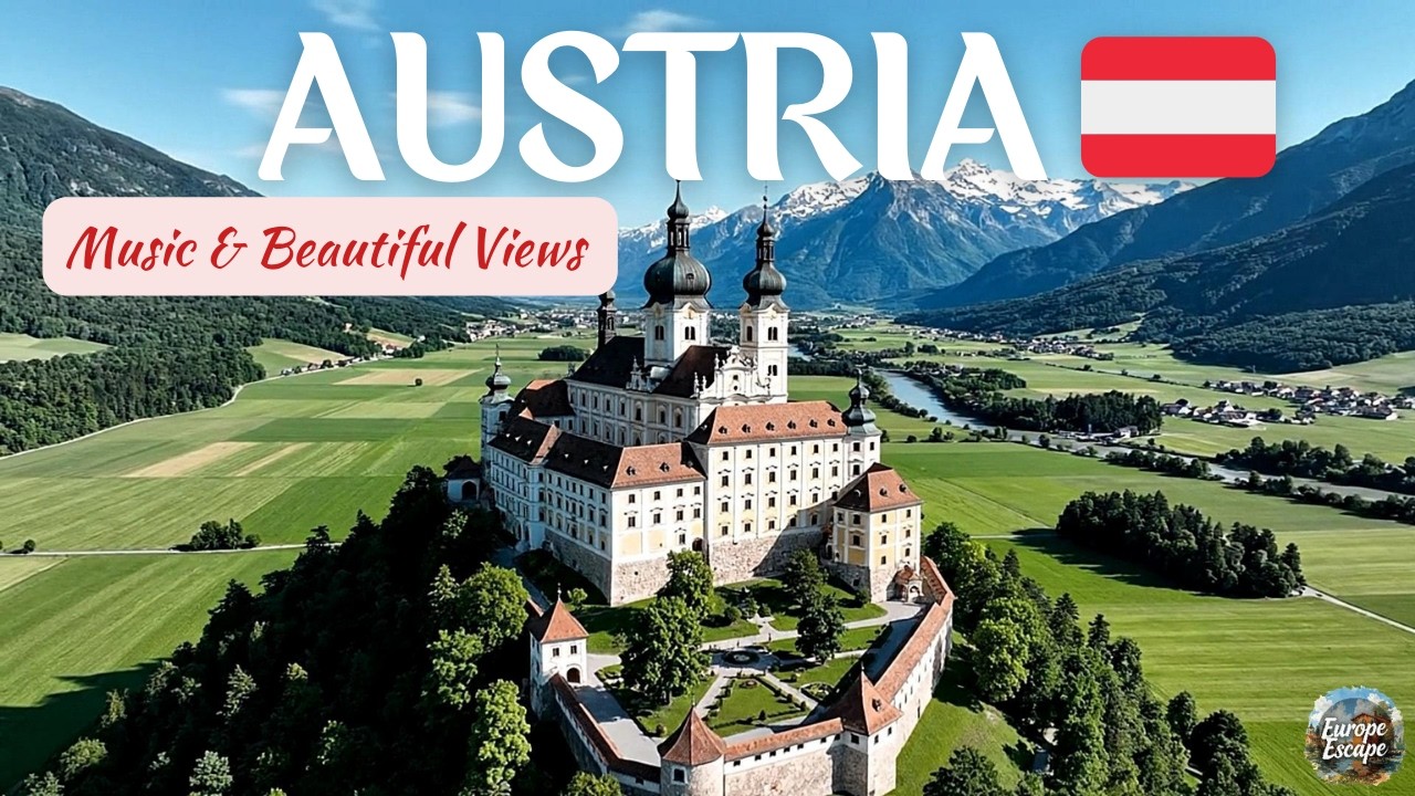 Relaxing Austrian Music 🇦🇹 Beautiful Austria Travel Views & Alpine Ambience