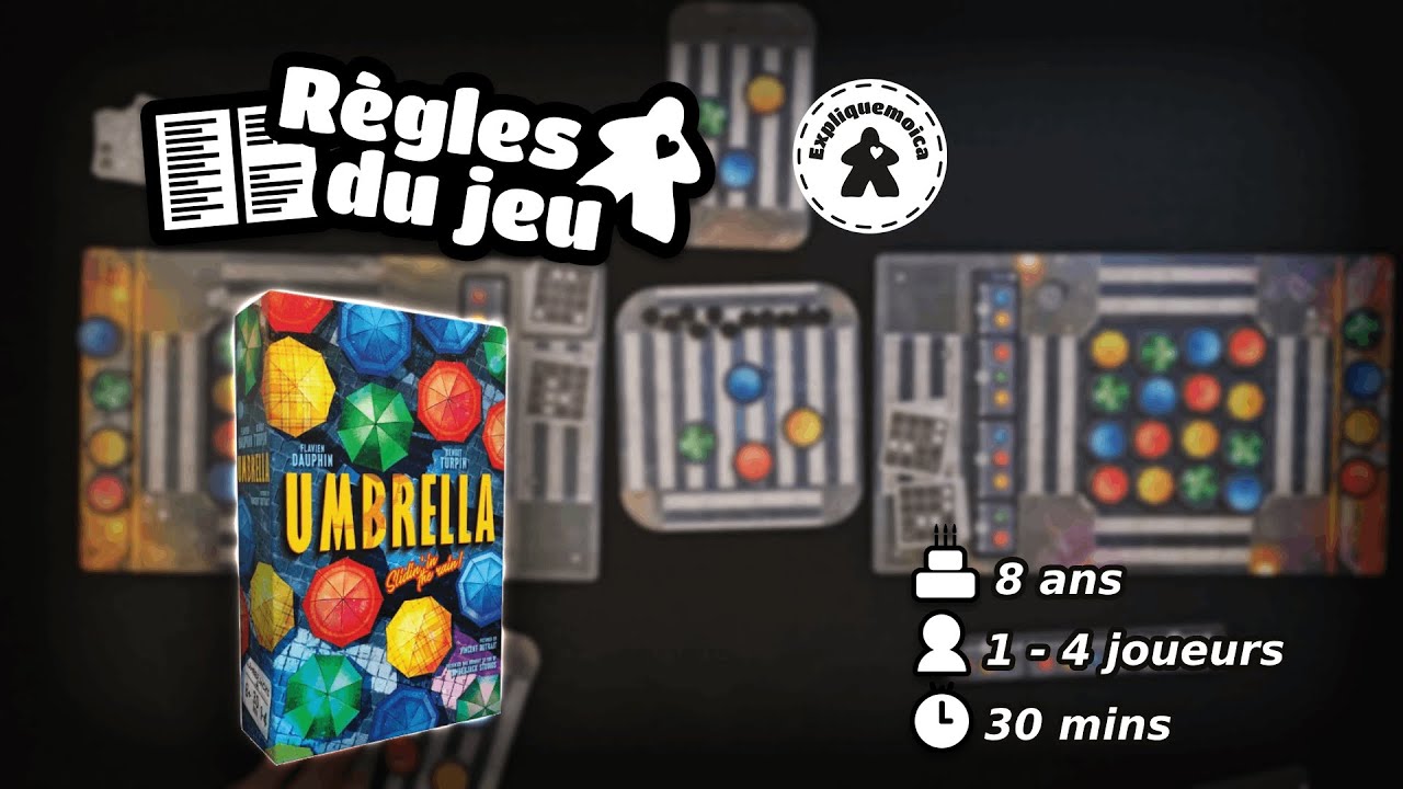 ☂️ UMBRELLA ➡️ règle du jeu par #expliquemoica #lumberjacksstudio