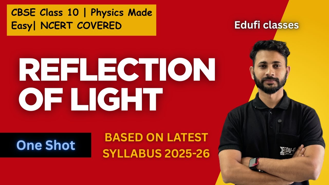Reflection of Light | Class 10 Science Physics | Laws & Numericals Explained