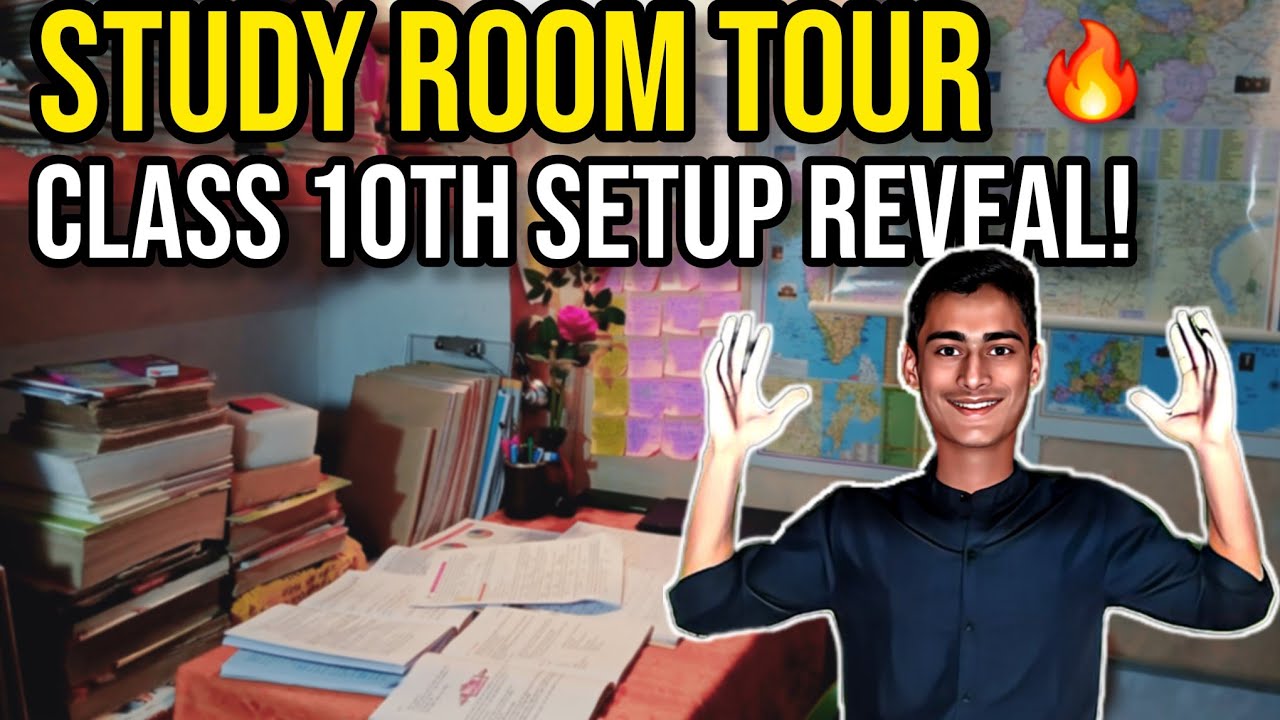 Study Room Tour of Class 10th Grader Student 📚