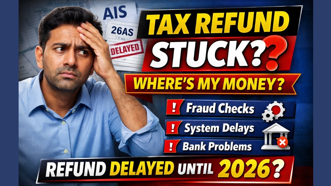Income Tax Refunds Stuck? Why Your Refund Is Delayed in 2025 | CPC, AIS & Bank Issues Explained