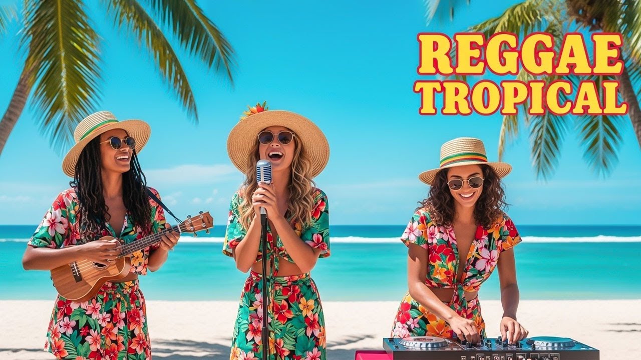 Vibraciones de reggae tropical 🌴 Siente el aloha 🌊 Brisa matutina y flujo oceánico