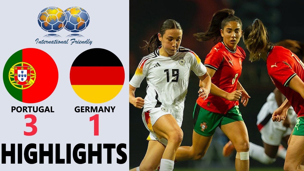 Portugal vs Germany Highlights | U23 Women International Friendly Match 2025