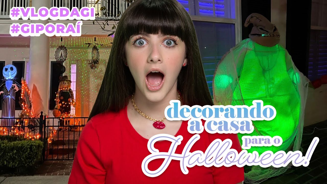 GIOVANNA ALPARONE DECORA A CASA PARA O HALLOWEEN! #VLOGDAGI