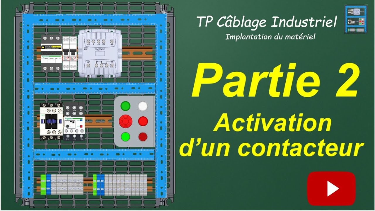 TP1 - Câblage - Partie 2 - Activation d'un contacteur