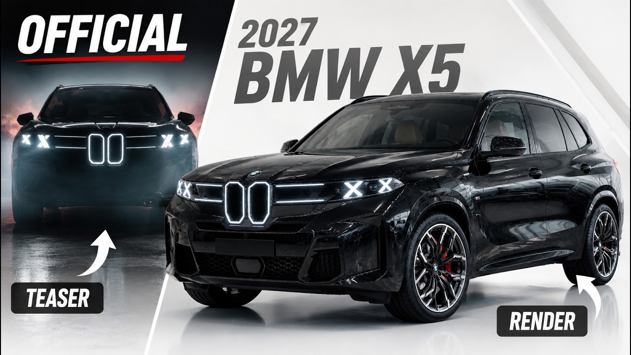 Наконец-то представлен официальный дизайн передней части BMW X5 2027 года