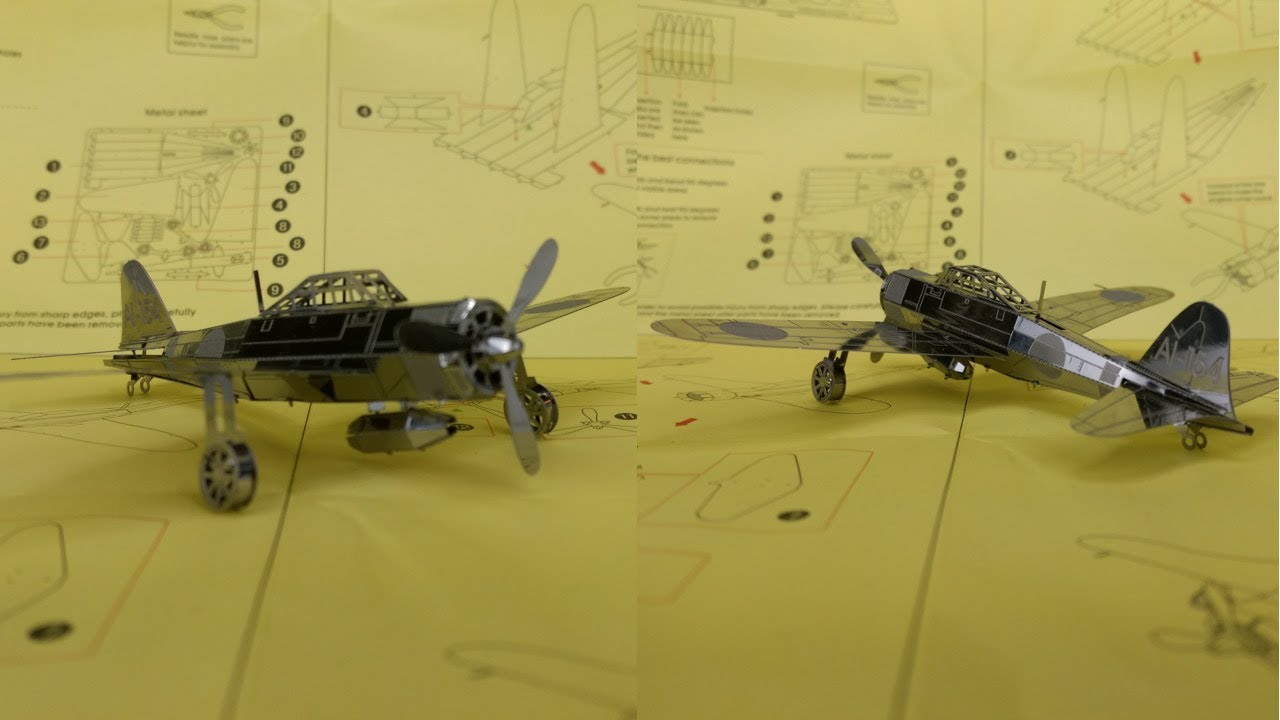 Metal Earth Build - Mitsubishi Zero