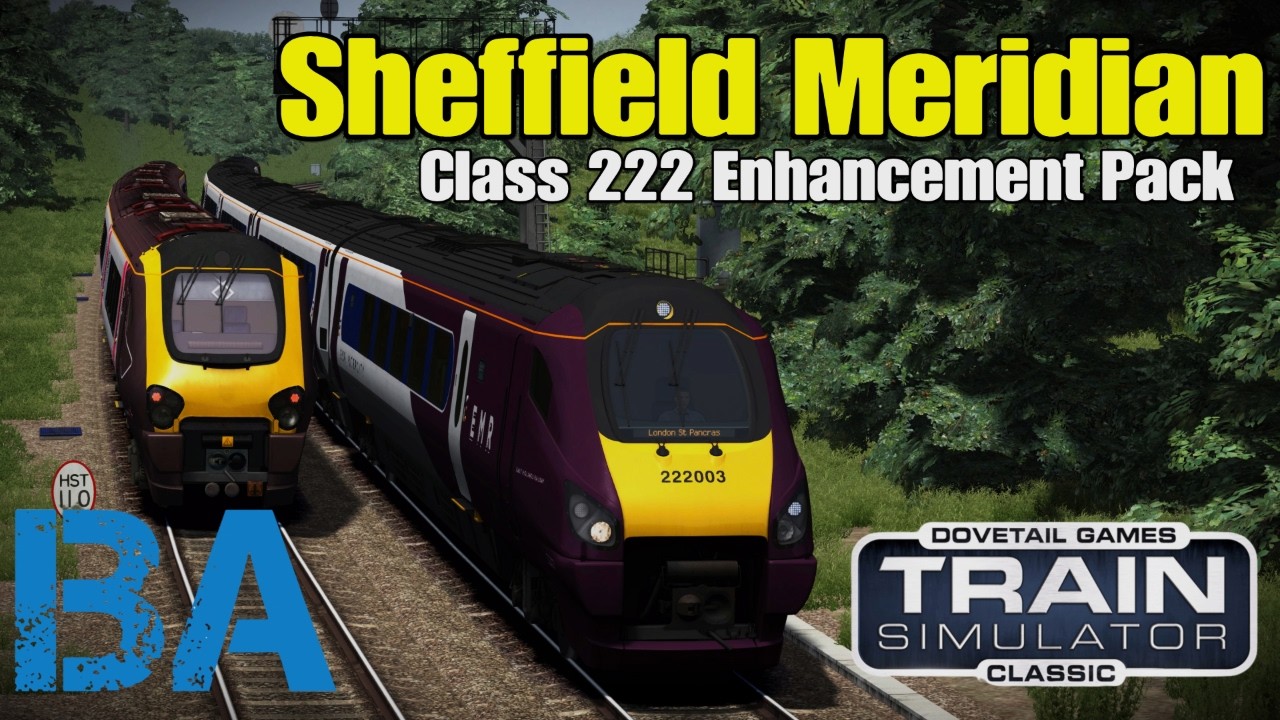 Sheffield To Derby In The Meridian! - Class 222 EP - Midland Mainline - Train Simulator Classic