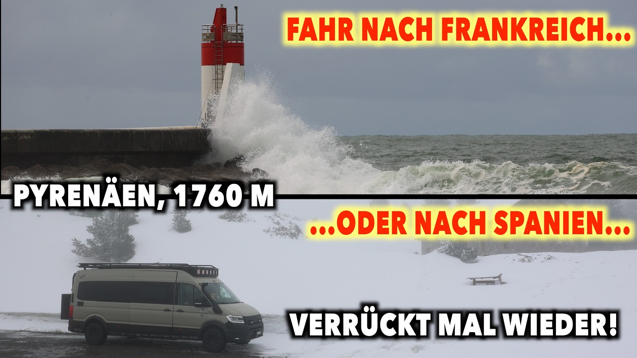 #1356 VOM MEER IN DIE BERGE..FERMER | Parken in Spanien | 1760 m hoch & kalt! Fast wie Norwegen