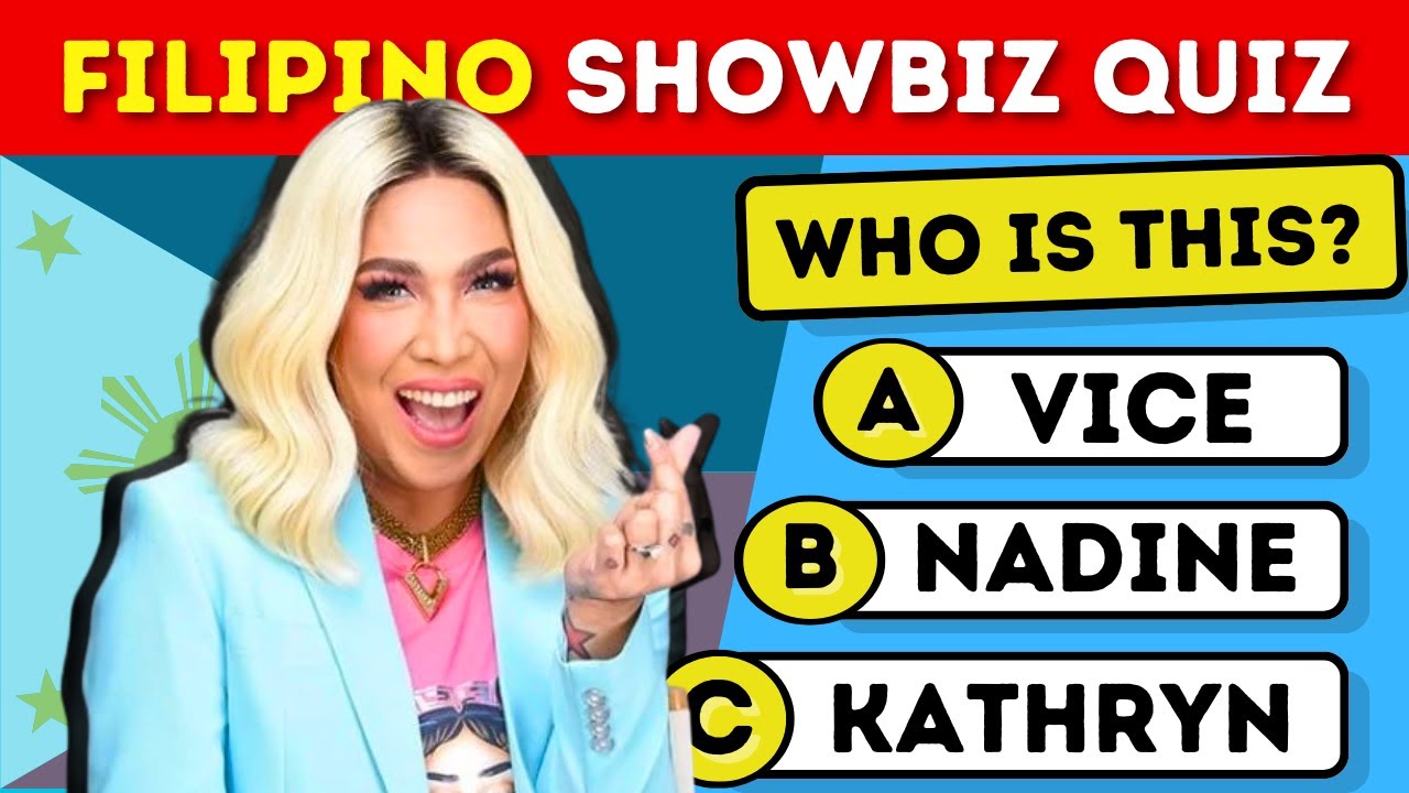 Guess the FILIPINO Celebrities Quiz🧐🇵🇭! General Knowledge Quiz  🎬