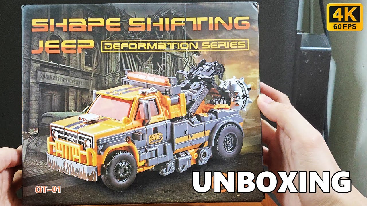 QT-01 Battletrap Unboxing – Shape Shifting Jeep Deformation series | Transformers RO Battletrap